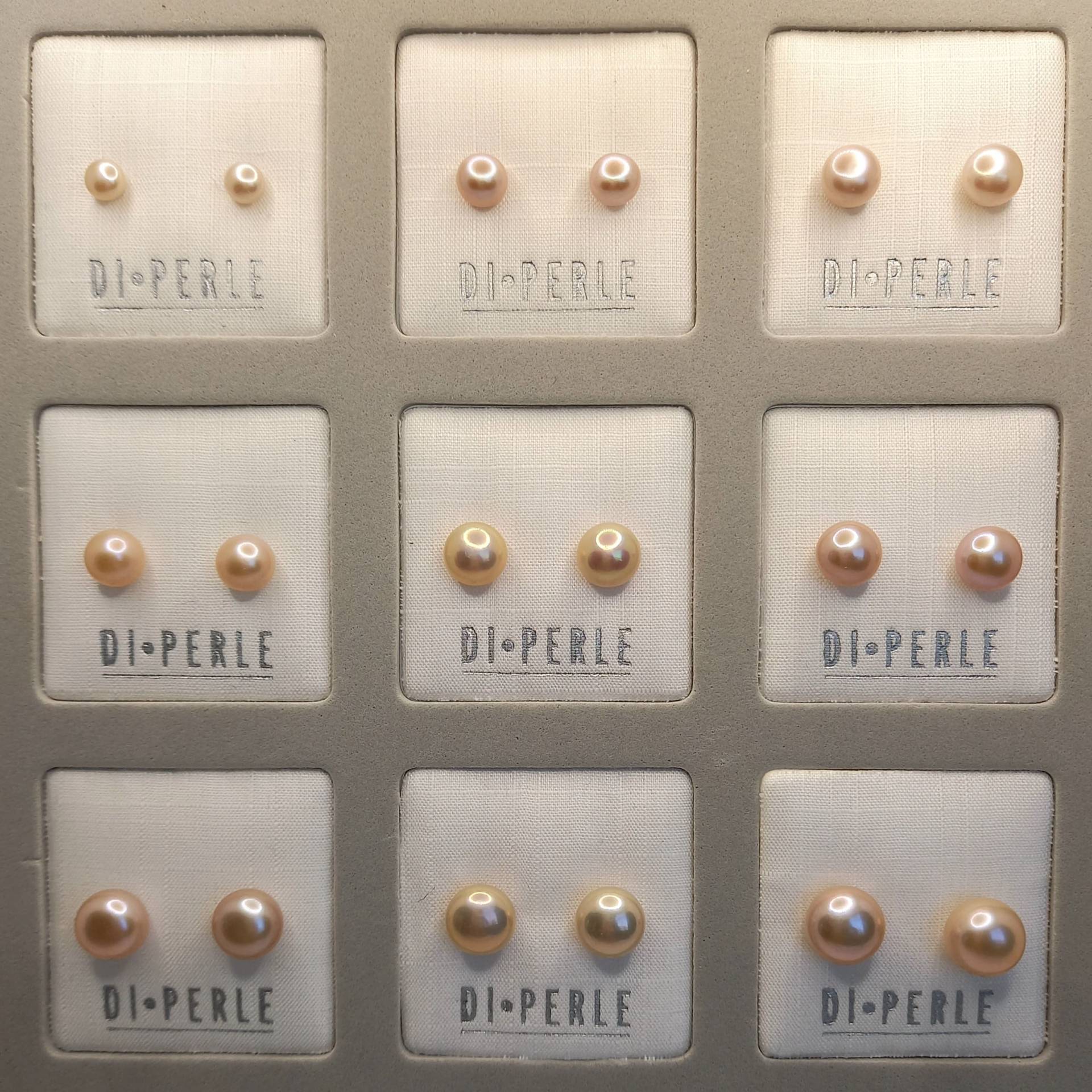 Rosefarbene Perlenohrstecker - Süßwasserperlen Ohrstecker 925 Silber Verschieden Größen Rosefarbene Perlenohrstecker - Süßwasserperlen Ohrstecker 925 Silber Verschieden Größen von GlitzerGeschmeide