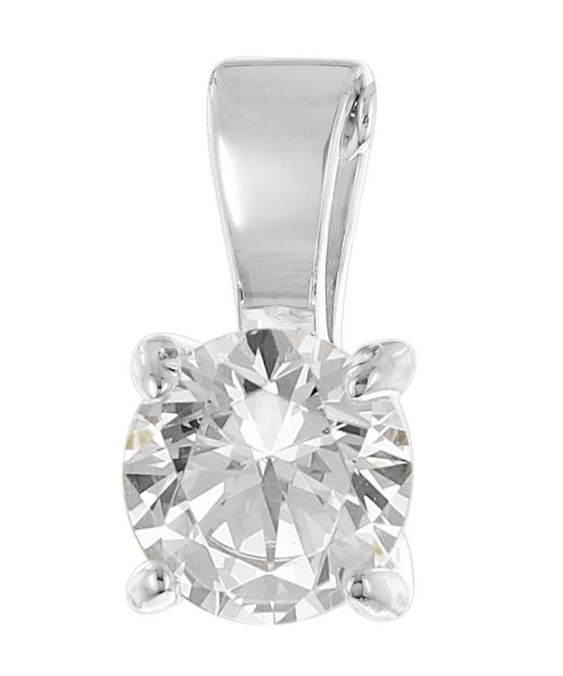 Glizz Kristallanhänger Schmuck-mit Lab Grown Diamant 0,50 Karat 333 Weißgold von Glizz