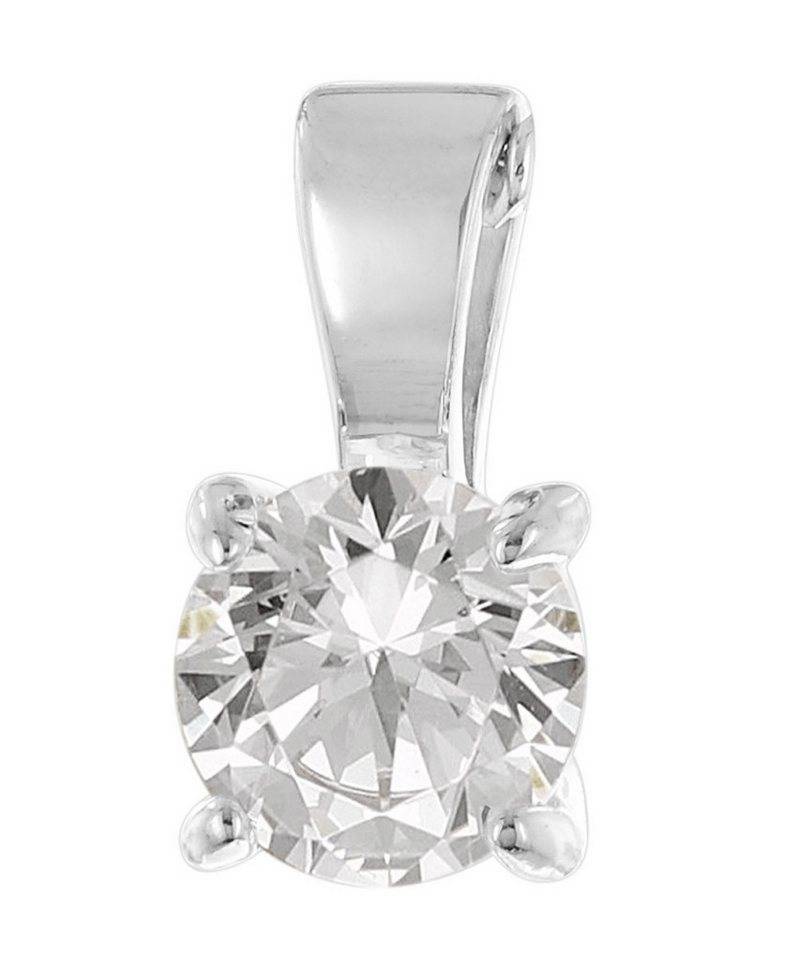 Glizz Kristallanhänger Schmuck-mit Lab Grown Diamant 0,50 Karat 333 Weißgold von Glizz