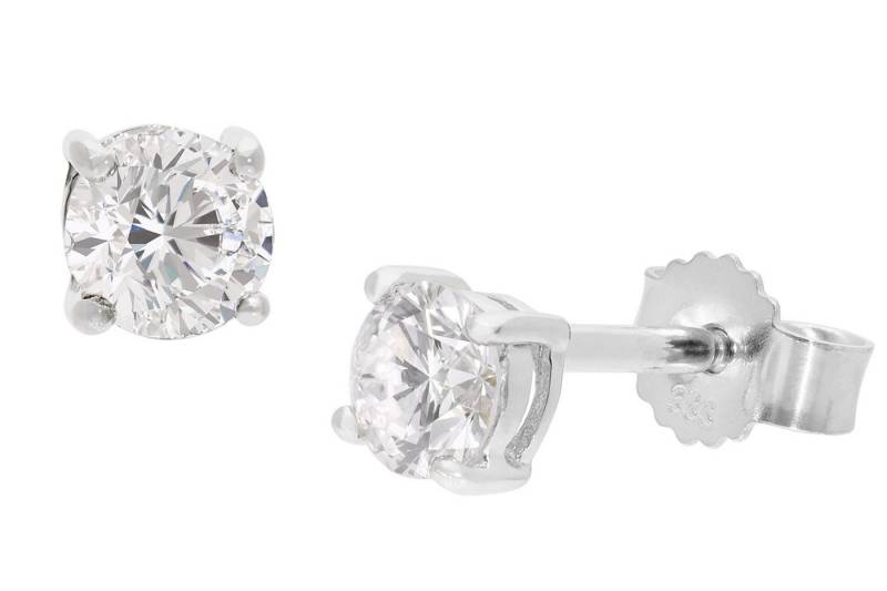 Glizz Paar Ohrstecker Lab Grown Diamant-0,50 ct Weißgold 333 von Glizz
