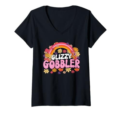 Damen Glizzy Gobbler Funny Adult Humor T-Shirt mit V-Ausschnitt Damen Glizzy Gobbler Funny Adult Humor T-Shirt mit V-Ausschnitt von Glizzy Gobbler Funny Adult Humor
