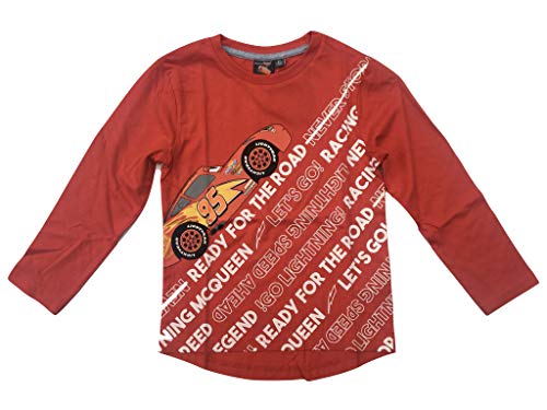 Disney Pixar Cars Langarmshirt (Rot, 104) von Global Brands