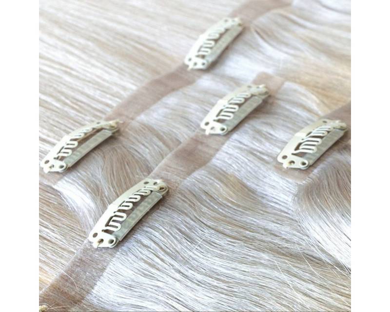 Global Extend Echthaar-Extension Clip-in-Extensions nahtlos von Global Extend