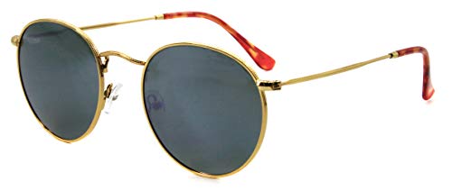 Global Glasses Runde Sonnenbrille Für Herren Damen Metallrahmen Polarisierte Sonnenbrille UV400 CAT3 Silber Retro Klein Gesicht Sonnen brille Global Glasses Runde Sonnenbrille Für Herren Damen Metallrahmen Polarisierte Sonnenbrille UV400 CAT3 Silber Retro Klein Gesicht Sonnen brille von Global Glasses