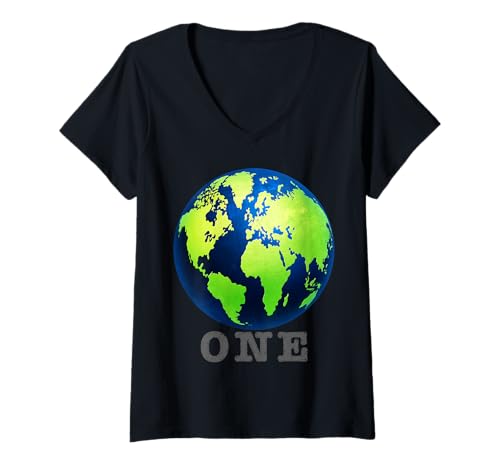 Damen inspirierendes Wort für motivierende globale Inspiration T-Shirt mit V-Ausschnitt Damen inspirierendes Wort für motivierende globale Inspiration T-Shirt mit V-Ausschnitt von Global Inspiration an emblem of unity