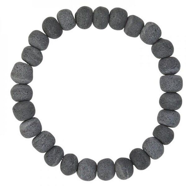 Global Mamas Armband mit Perlen aus Recycling Glas, Durchmesser ca. 7,5 cm von Global Mamas