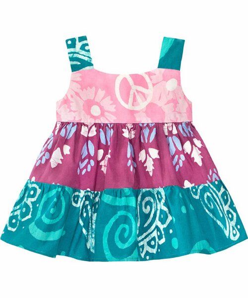 Global Mamas Baby Bio Karussellkleid - Sankofa von Global Mamas