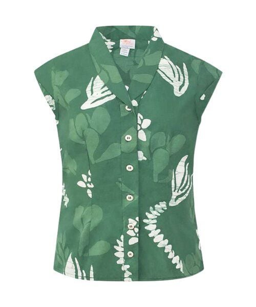 Global Mamas Bio Bluse - RETRO - Forage von Global Mamas