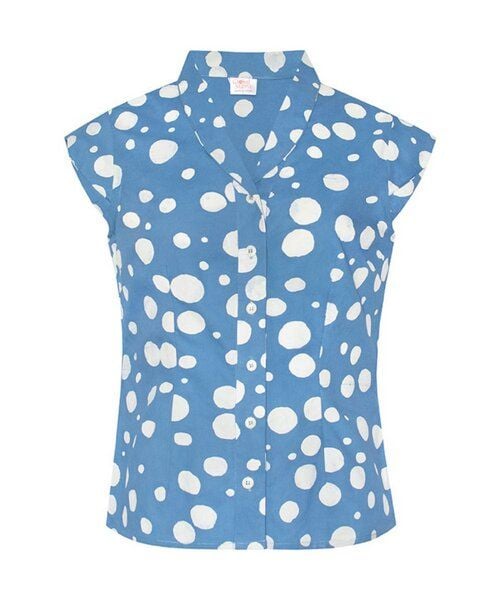 Global Mamas Bio Bluse - RETRO - Forage von Global Mamas