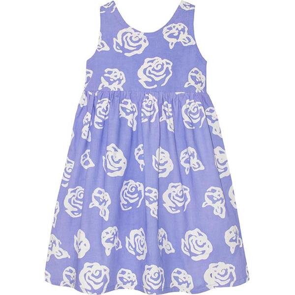 Global Mamas Bio Sonnenkleid - Roses - Violett von Global Mamas