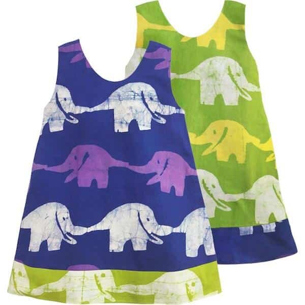 Global Mamas Bio Wendekleid - Elephant/Deco Flower/Marina/Chroma/Garden von Global Mamas