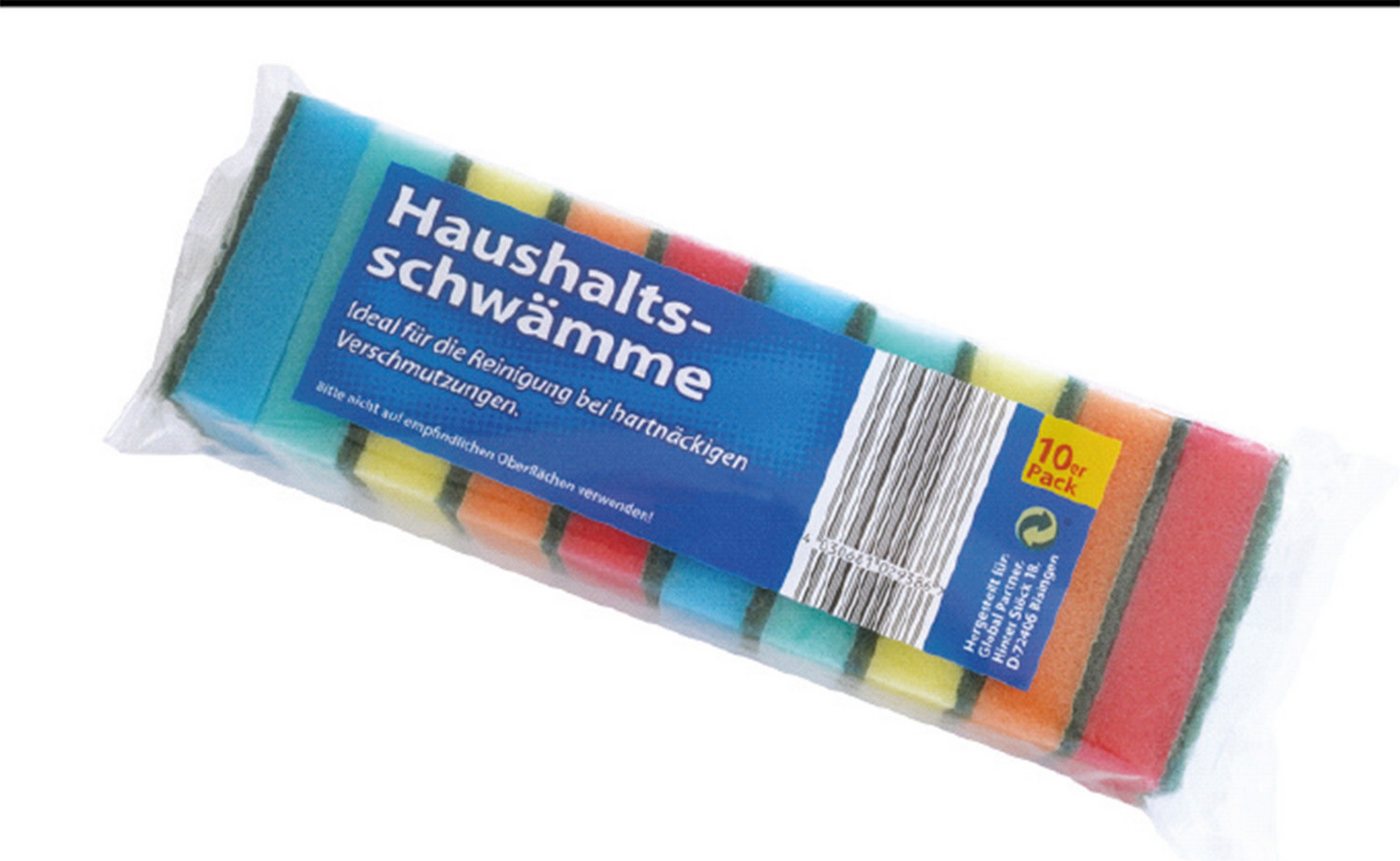 Global Partner Reinigungsschwamm Haushaltsschwämme, 10er Pack von Global Partner