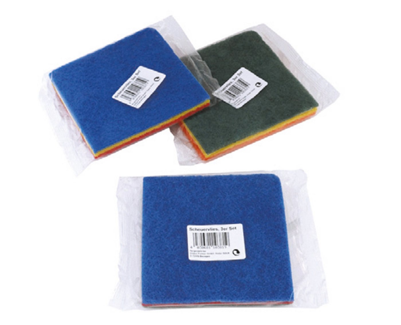 Global Partner Reinigungsschwamm Scheuervlies, 3er Pack von Global Partner