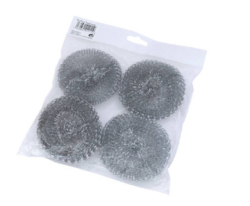 Global Partner Reinigungsschwamm Topfkratzer Metall, 4er Pack von Global Partner