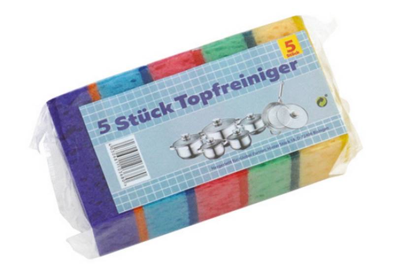 Global Partner Reinigungsschwamm Topfreiniger, 5er Pack von Global Partner