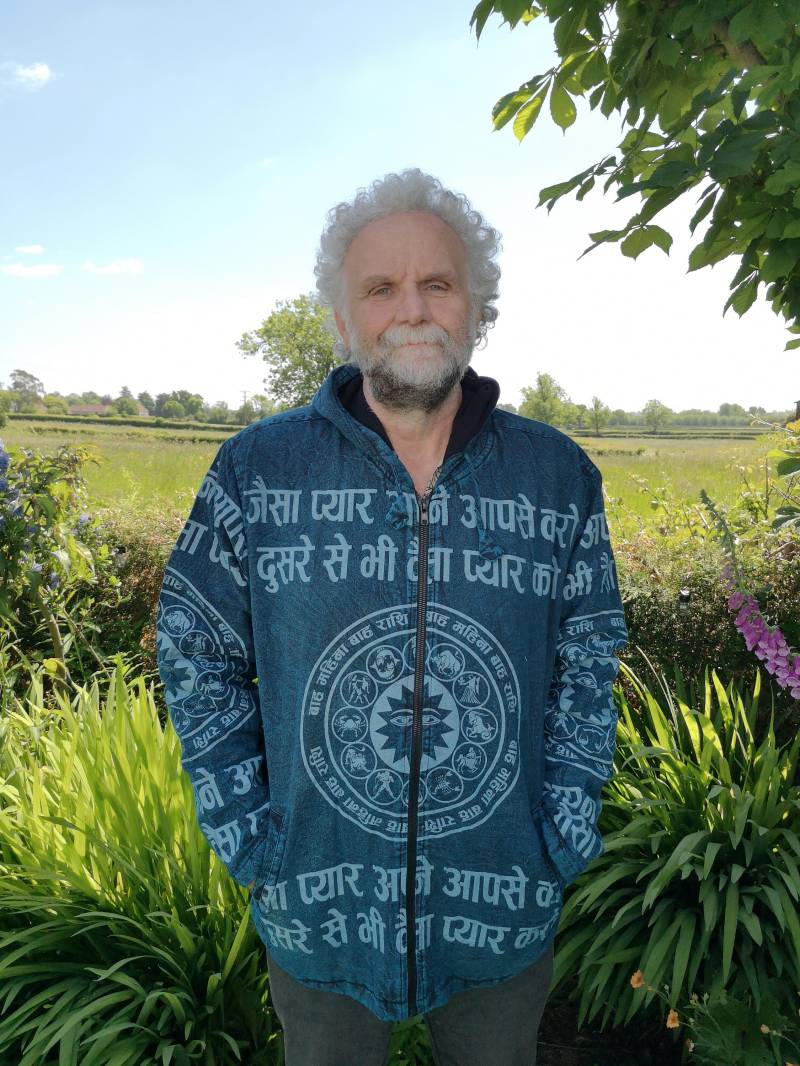 Zodiac Fleece Gefütterte Jacke, Astrologie Celestial Starsign Hindi Schrift, S M L Xl, Hippie Hippy Boho Festival von GlobalEmporium1