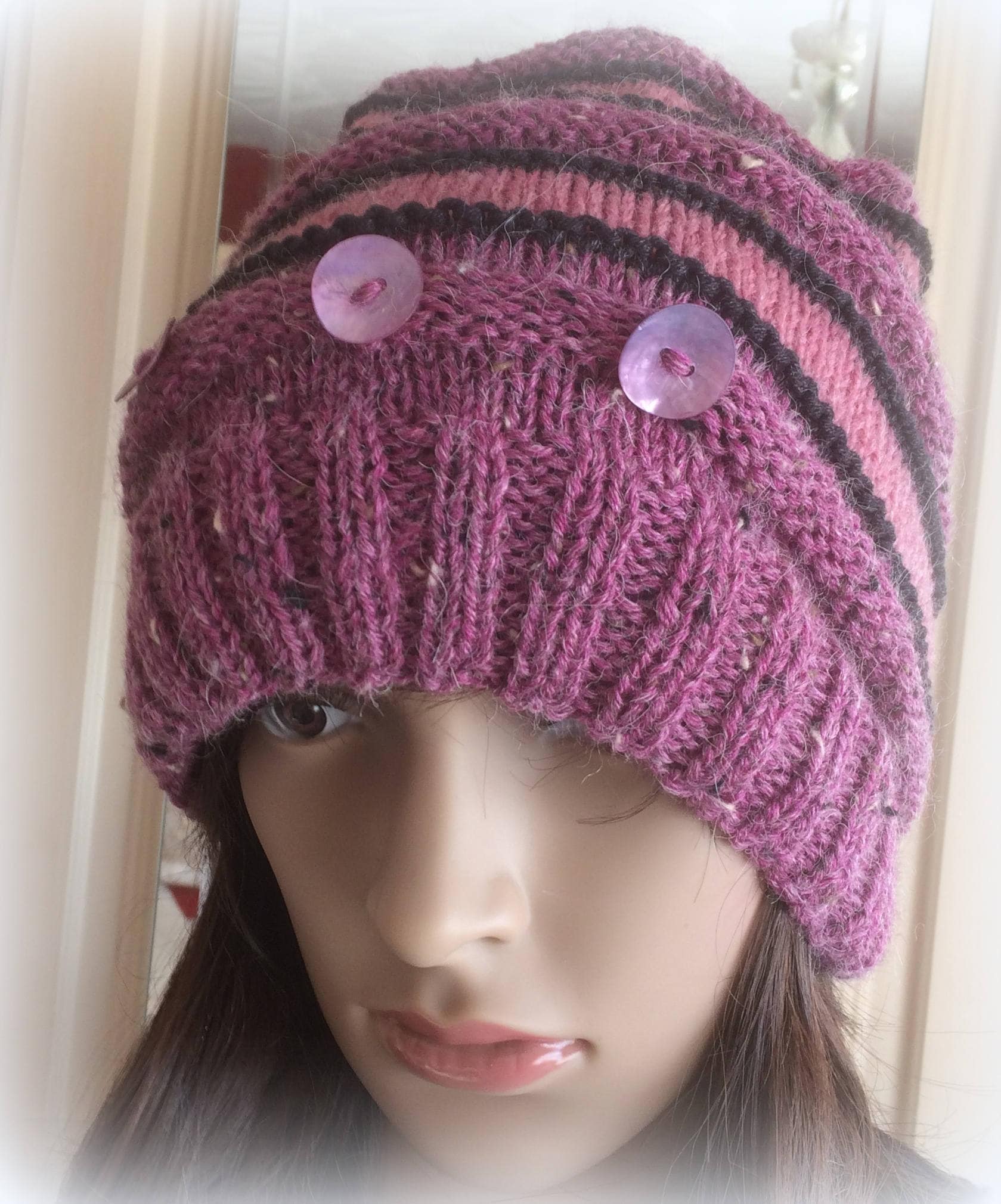 Rosa Beraubt Tweed Hut von GlobalFibers