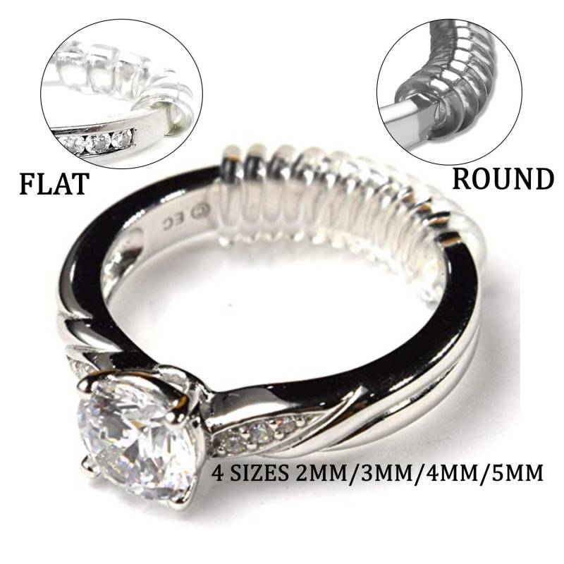 Silikon-Ringgrößenversteller Weicher Spiralenhalter, Schutz, Größenmesser | 8Er-Pack Silikon-Ringgrößenversteller Weicher Spiralenhalter, Schutz, Größenmesser | 8Er-Pack von GlobalJewelryImports