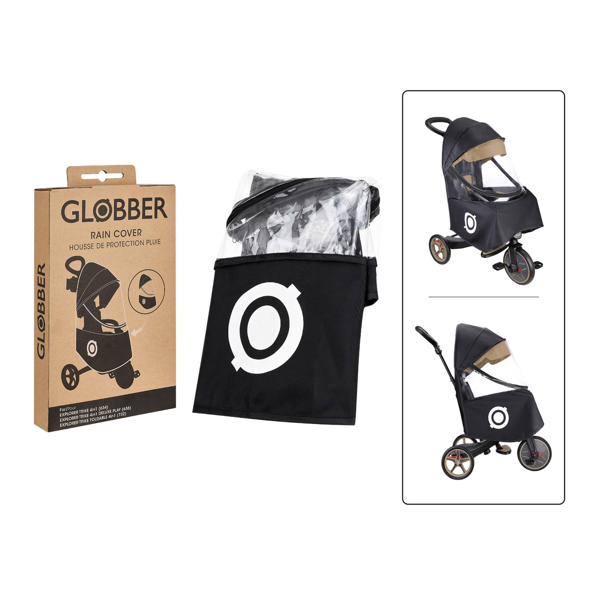 Globber Regenschutz Dreirad Explorer Trike von Globber