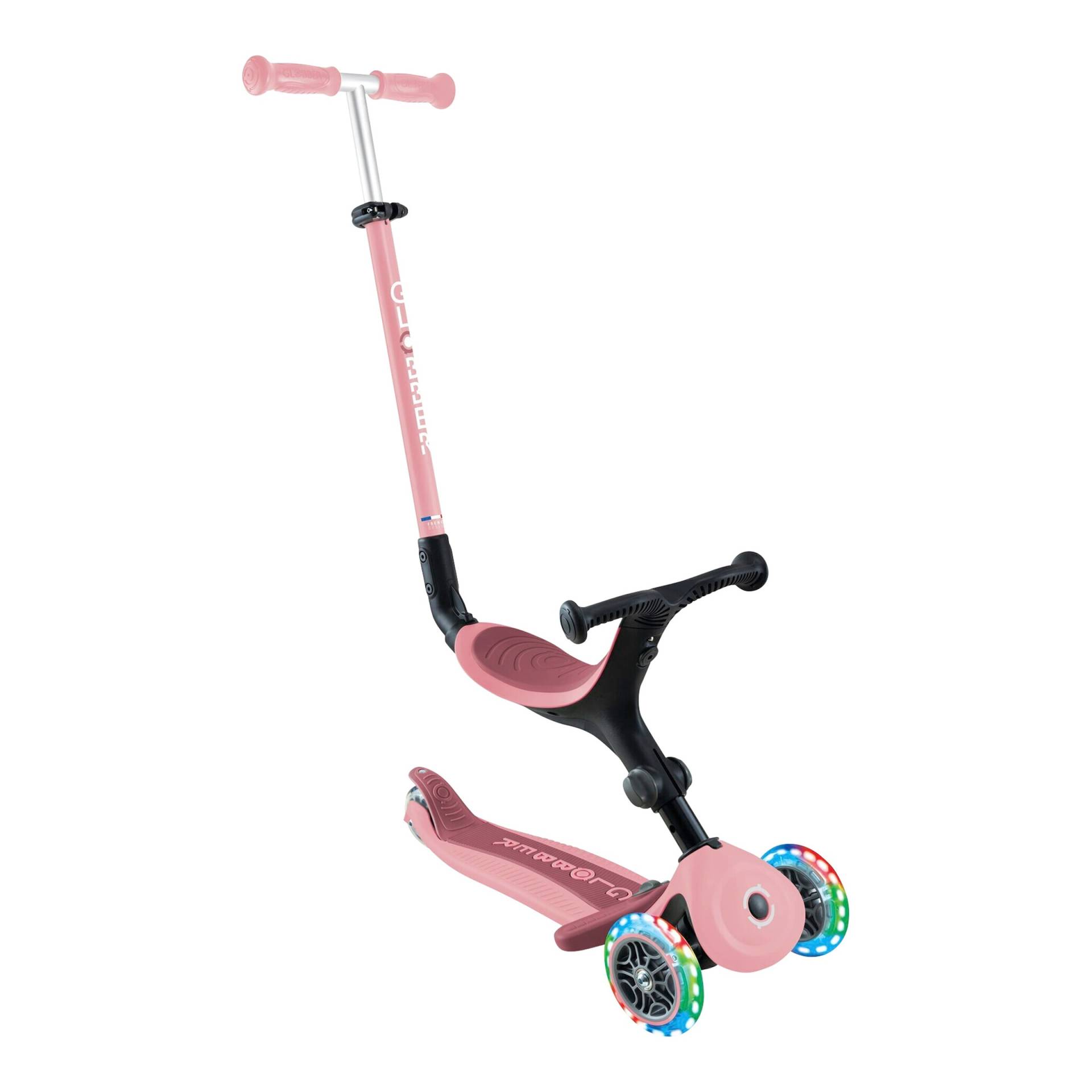 Globber Scooter 3in1 Go-Up active mit Leuchtrollen von Globber