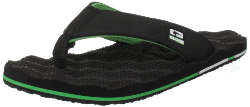 Globe Bumps GBBUMPS, Unisex - Erwachsene Sandalen/Zehentrenner, Schwarz (black/monster/green 10763), EU 42.5 (UK 8) (US 9) von Globe