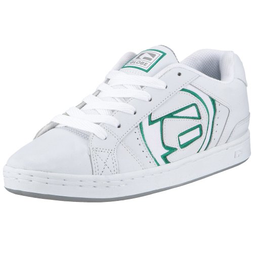 Globe Central GBCEN, Herren Sportschuhe - Skateboarding, weiss, (white/green 11026), EU 43, (US 9.5), (UK 8.5) von Globe