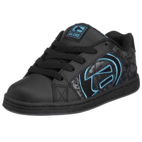 Globe Central GBKCEN, Jungen Sportschuhe - Skateboarding, schwarz, (black/green 10082), EU 36, (US 4 ), (UK 3 ) von Globe