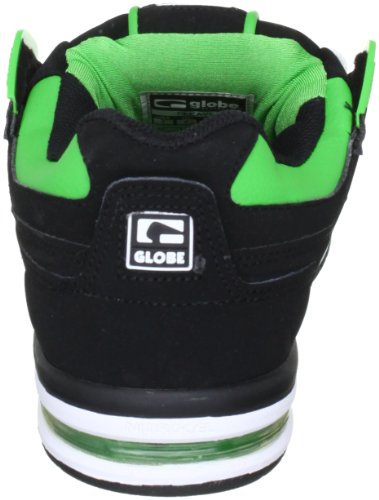 Globe Cleaver GBCLEAVER, Unisex - Erwachsene Sportschuhe - Skateboarding, Schwarz (Black/Green/White 10829), EU 43 (UK 8.5) (US 9.5) von Globe