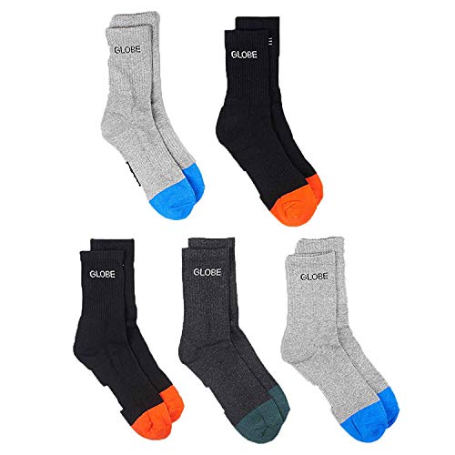 Globe Ellis Crew Socken, Unisex, Erwachsene, mehrfarbig, 5 Stück von Globe