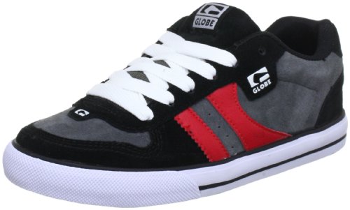 Globe Encore-2 GBENCO2, Unisex-Erwachsene Sneaker, Schwarz (black/charcoal/red 10014), 41 EU (7.5 UK / 8.5 US) von Globe