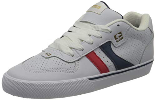 Globe Encore-2 Skateboardschuhe - White/Blue/Red - US 6.5 von Globe