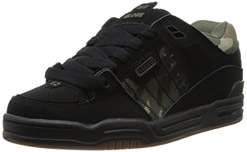 Globe Fusion Herren Skateboardschuhe, Schwarz (Noir (Black/Camo)), 45 von Globe