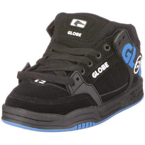 Globe GBKTILT Tilt-Kids, Unisex - Kinder Sneaker, Schwarz (black/cobalt text 10635), EU 32.5, (US 1), (UK 13) von Globe
