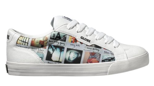 Globe Grail GBGRAI, Herren Sportschuhe - Skateboarding, weiss, (white/ dion 11475), EU 42, (US 8 1/2), (UK 7 1/2) von Globe