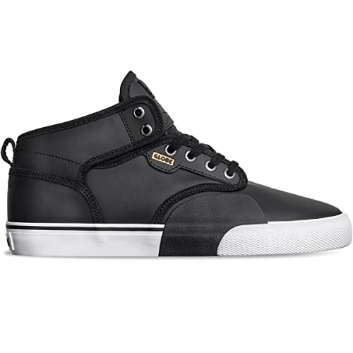 Globe Herren Motley Mid Sneaker, Black/White/Plus, 42 EU von Globe