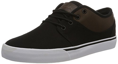 Globe Herren Sneaker Low-Top Mahalo, Schwarz (Black Twill/brown),38EU (6 US) von Globe