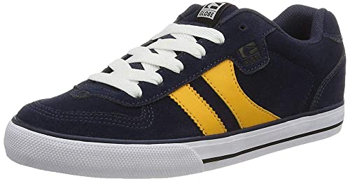 Globe Jungen Encore-2 Low-Top, Blau (Navy/Yellow),37.5EU (5.5 US) von Globe