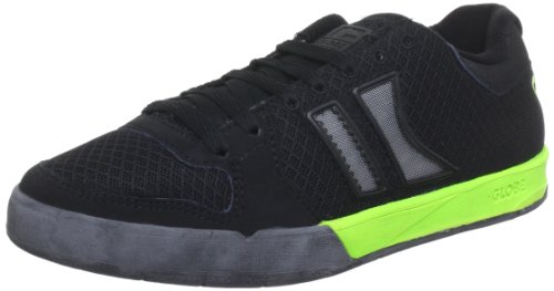 Globe Lift GBLIFT, Unisex-Erwachsene Sneaker, Schwarz (Black/Fluoro Green 10331), EU 43 (UK 9) (US 10) von Globe