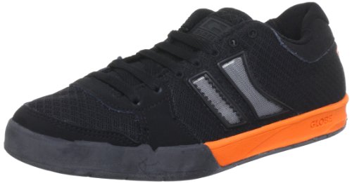 Globe Lift GBLIFT, Unisex-Erwachsene Sneaker, Schwarz (Black/orange 10194), EU 42 (UK 8) (US 9) von Globe