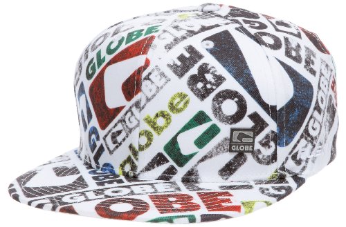 Globe Matrixx Flat Brim, Herren Kappe, Weiß von Globe