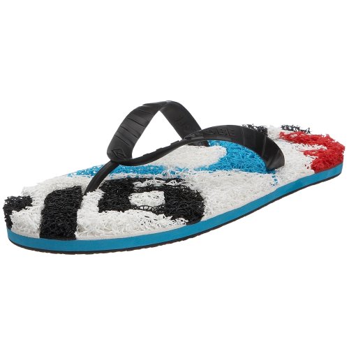 Globe Merkin Matrix GBMERKM, Sandalen/Zehentrenner, schwarz, (black/red 10036), EU 41, (US 8 ), (UK 7 ) von Globe