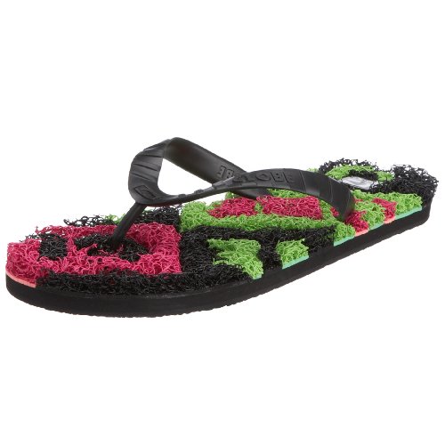 Globe Merkin Typo GBMERKT, Sandalen/Zehentrenner, schwarz, (black/lime/purple 10517), EU 41, (US 8 ), (UK 7 ) von Globe