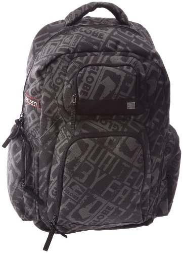 Globe Mikkey, Bagpack Herren Rucksack, Polyester, Schwarz - Schwarz - schwarz - Größe: one size von Globe