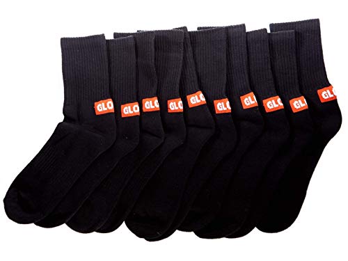 Globe Minister Crew Sock Socken, Unisex, Erwachsene, Schwarz, 5 Stück von Globe