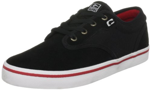 Globe Motley Herren Skateschuhe, Mehrfarbig Black Red, 40 EU von Globe