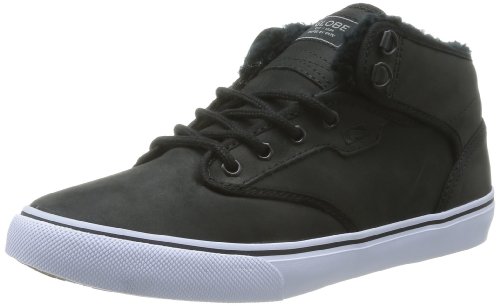 Globe Motley Mid, Unisex-Erwachsene Hohe Sneakers - Schwarz (black fur 20003), 48 EU (13 Erwachsene UK) von Globe
