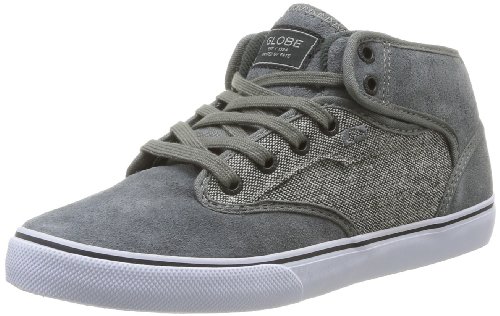 Globe Motley Mid GBMOTLEYM, Unisex-Erwachsene Sneaker, Grau (Charcoal/Tweed 15162), EU 44.5 (UK 10) (US 11) von Globe