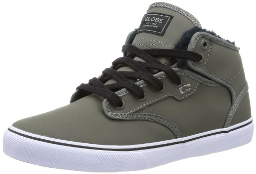 Globe Motley Mid GBMOTLEYM, Unisex-Erwachsene Sneaker, Grau (charcoal fur 15160), EU 42.5 (UK 8.5) (US 9.5) von Globe