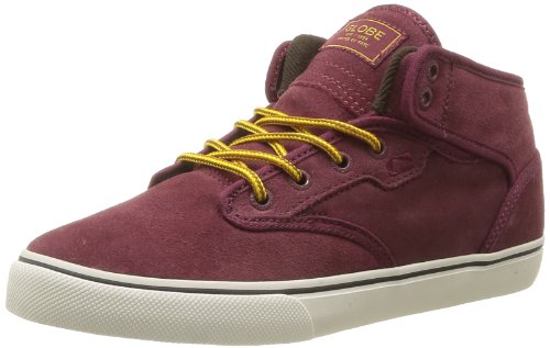 Globe Motley Mid GBMOTLEYM Unisex-Erwachsene Sneaker, Rot (Burgundy 19823), EU 44 (UK 9.5) (US 10.5) von Globe