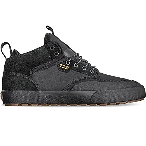 Globe Herren Motley Mid Sneaker, Black/Black Summit, 45 EU von Globe
